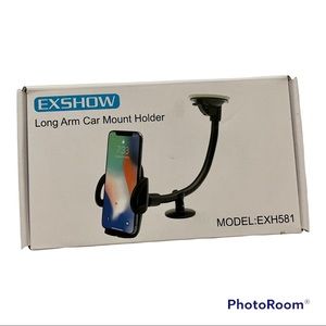 Cell Phone Car Mount and Holder in Black